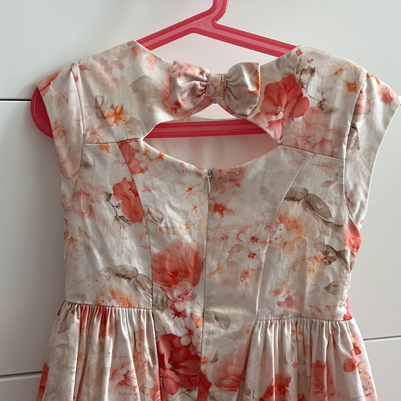 Mayoral Dress. Size 9. Gorgeous peachy floral. - Picture 5 of 6